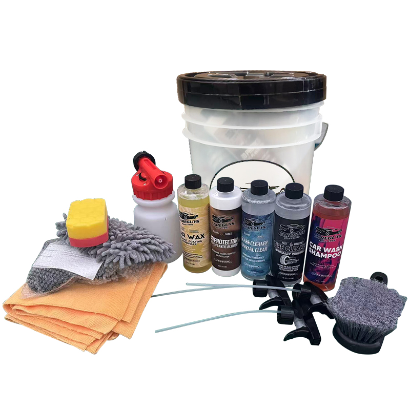 Car Wash Kit with Foam Gun, Bucket, and Car Care Cleaning Chemicals, Gift for Car & Truck Lovers, (Works w/Garden Hose)