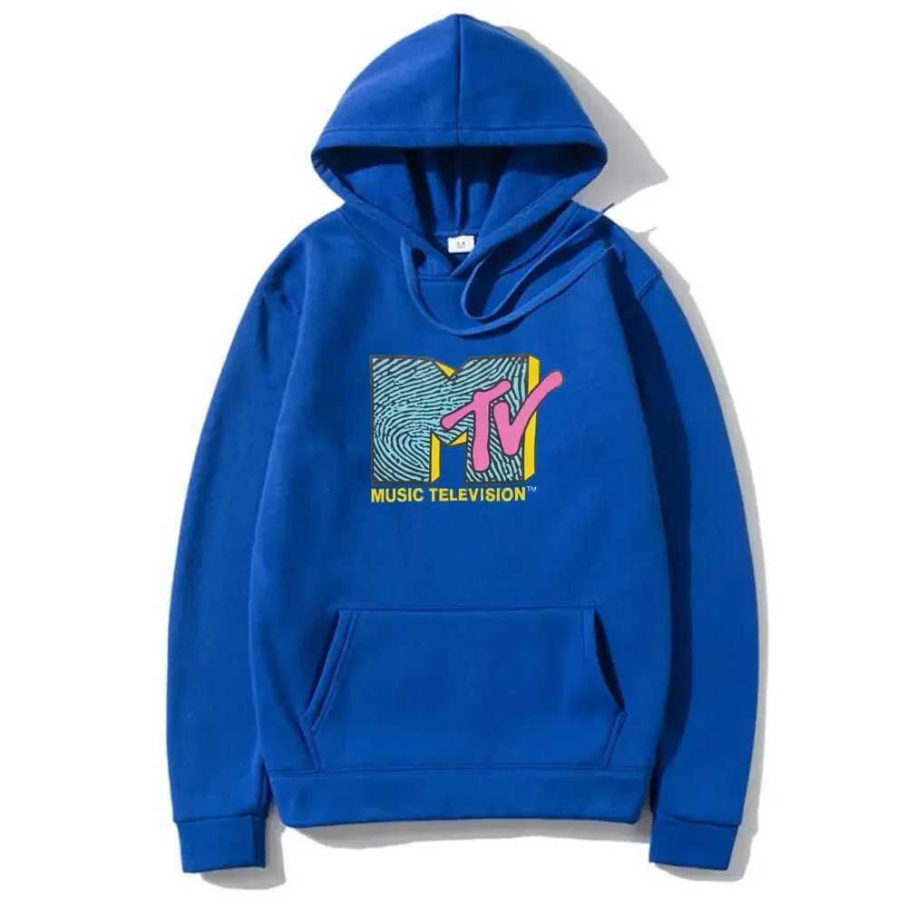 Spring and Autumn Mens Hoodie Mtv Music TV Printed Pullover Sweatshirt W250530