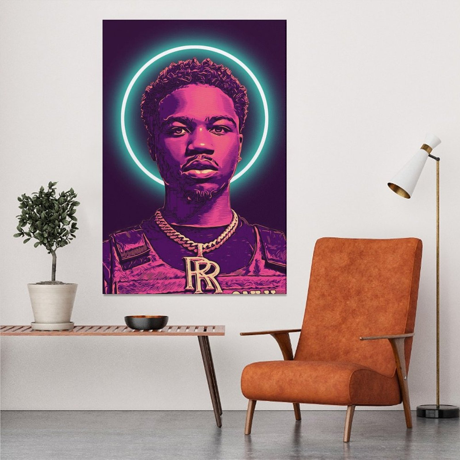 Wall Art Painting RAPPER Roddy Ricch SINGER Canvas Prints Wall Painting Wall Art Decor Print Picture Paintings for Living Room Home Decor Luxury Unfra
