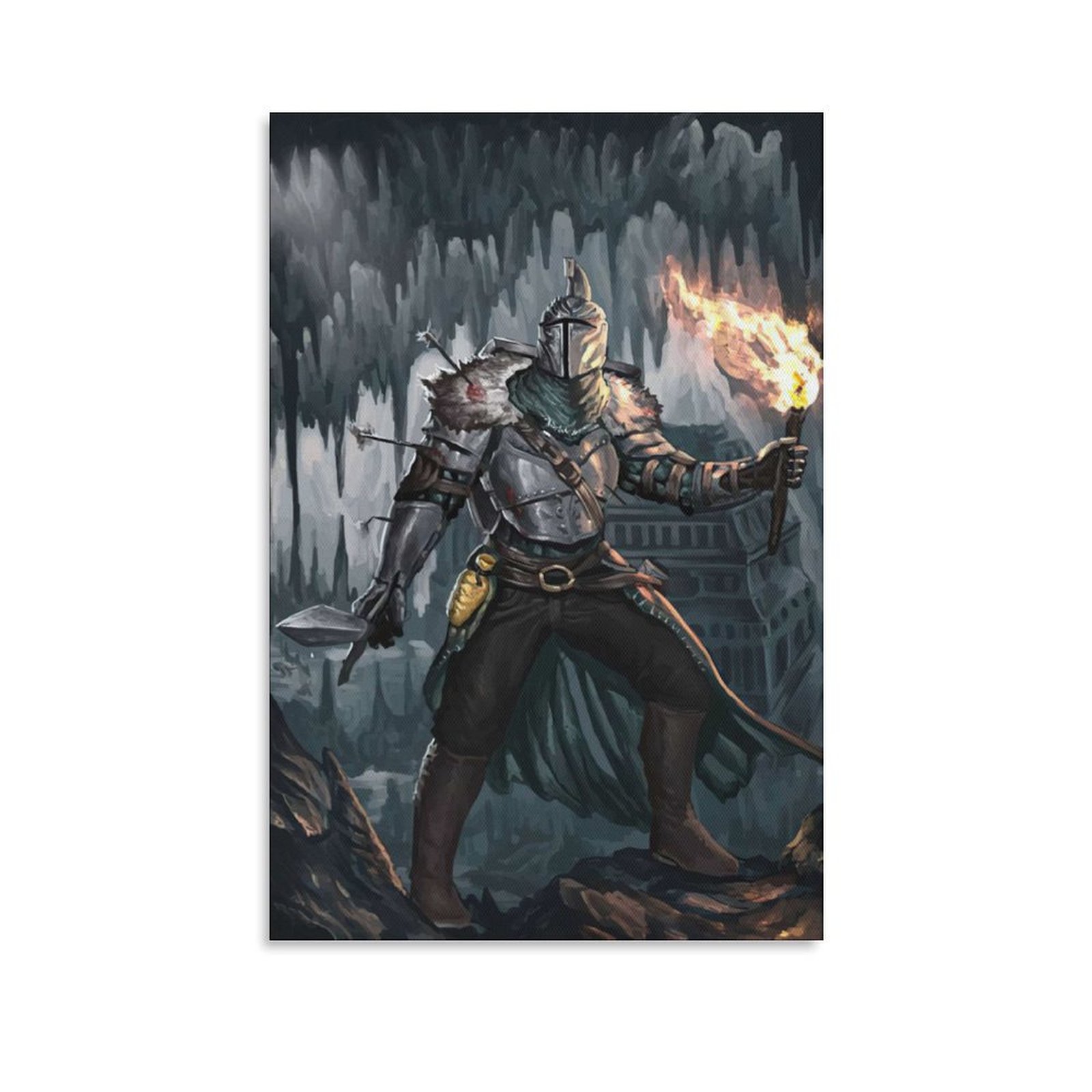 Wall Art Painting GAME Dark Souls Canvas Prints Wall Painting Wall Art Decor Print Picture Paintings for Living Room Home Decor Luxury Unframe