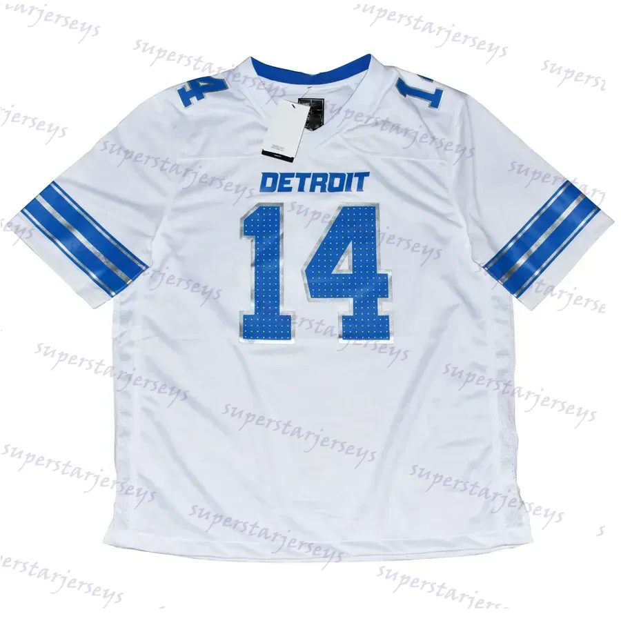 26 Jahmyr Gibbs Football Jersey St. Brown Jared Goff Hooker Jackson Montgomery Reynolds Custom Jerseys