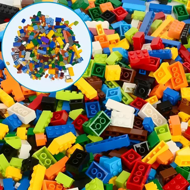 Blocks Blox Children Figures Set Moc Brick Educational Building Block Small granular building blocks are assembled in a loose and educational way 06