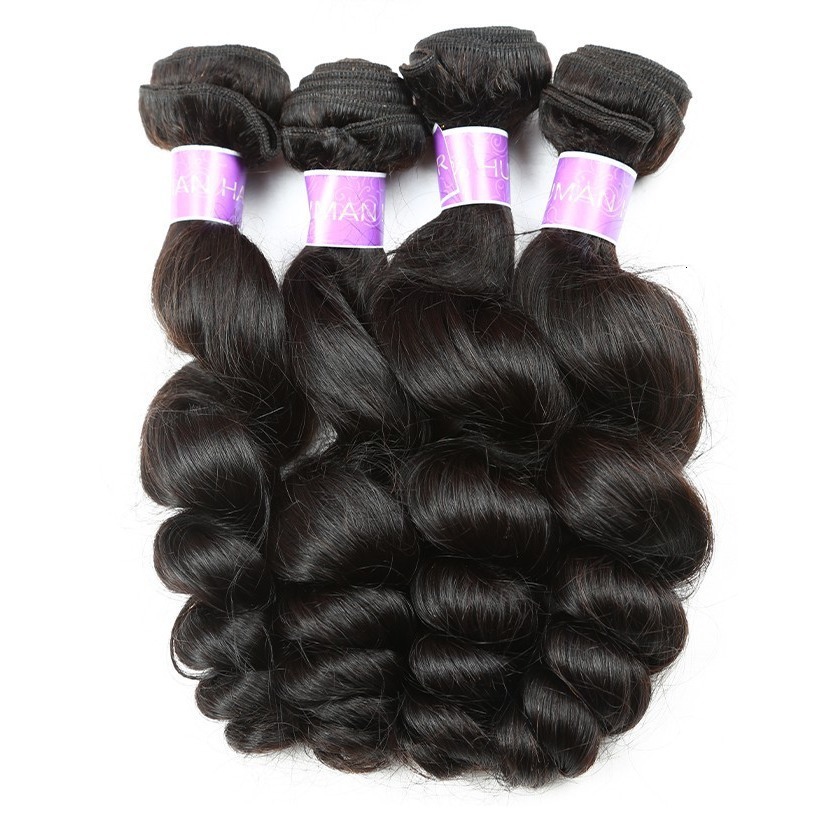 Human Peruvian Hair Loose Wave Bundles