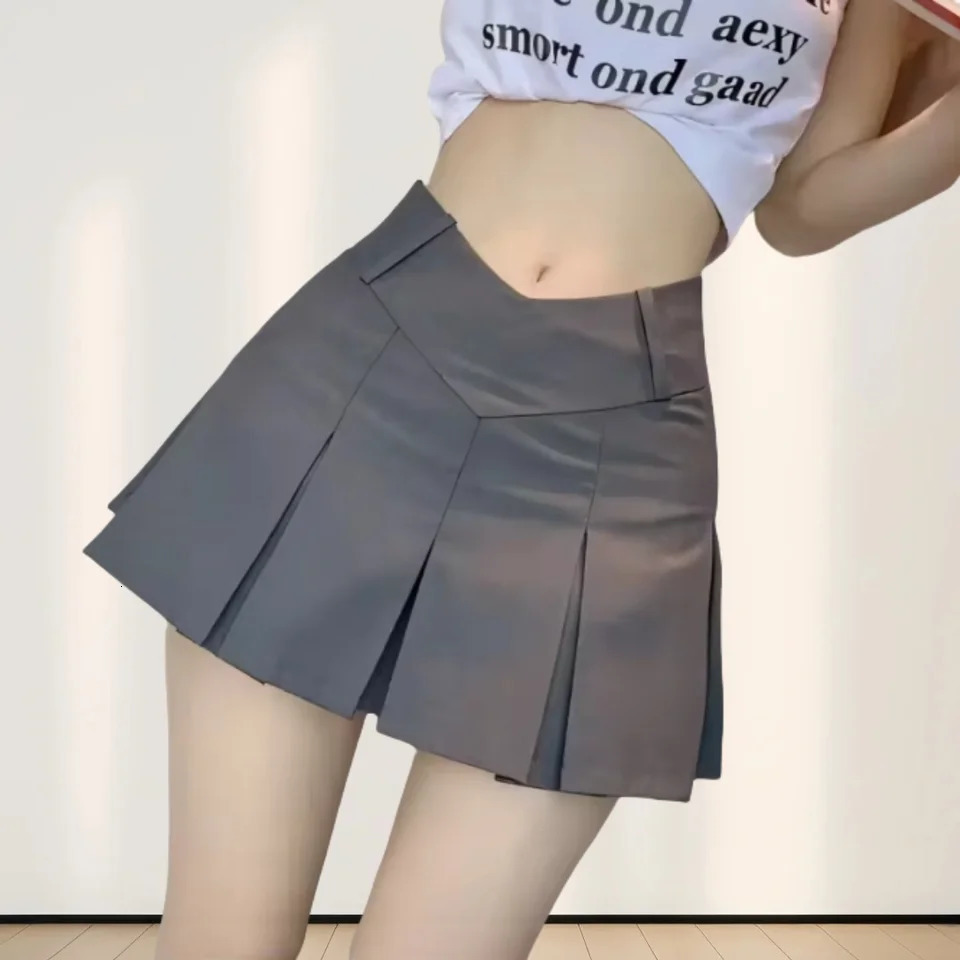 fashionable sexy slim fit V-waist pleated skirt must wear divine clothing for nightclubs bars gatherings 250527