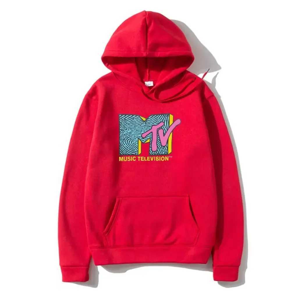 Spring and Autumn Mens Hoodie Mtv Music TV Printed Pullover Sweatshirt W250530