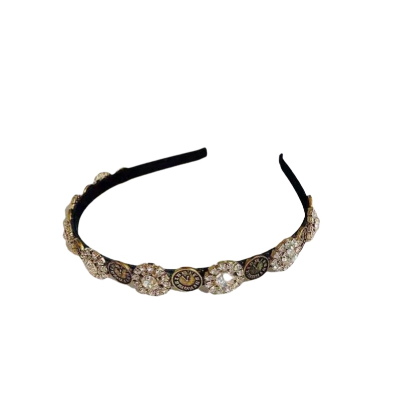 High-Quality Court Headpiece with Sparkling Crystals - Sophisticated Lady Accessory
