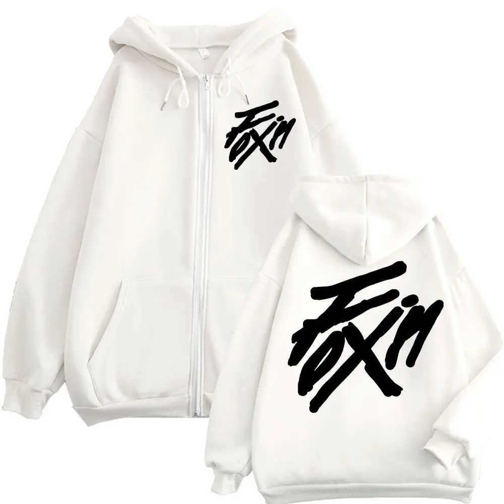 Kpop ATEEZ FlX ON Merch Zipper Hoodie Men Women High Quality Fashion Zip Up Jacket Coat Autumn Winter Casual Loose Sweatshirts W250530