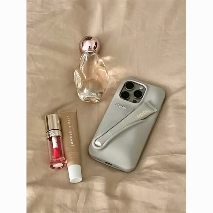 phone case For iPhone 16 Pro Max case 16 15 Plus 14 Pro 13 12 rhode phone cases Designer Fashion iphone case with Lip Gloss Lipstick Lip Balm Silicone