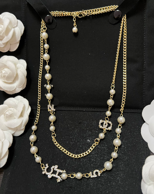 20style Pearl Necklace Classical Jewerly Women Choker Chain Crystal Geometry Necklaces Chain Gifts High Quality Necklace