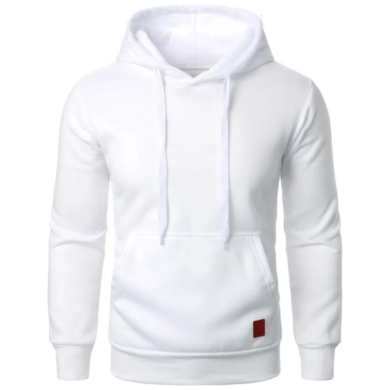 Mens Casual Hooded Collar Drawstring Hoodies Sweatshirts Long Sleeve Shirts Outdoor Streetwear Solid Color Lightweight Pullover 250527