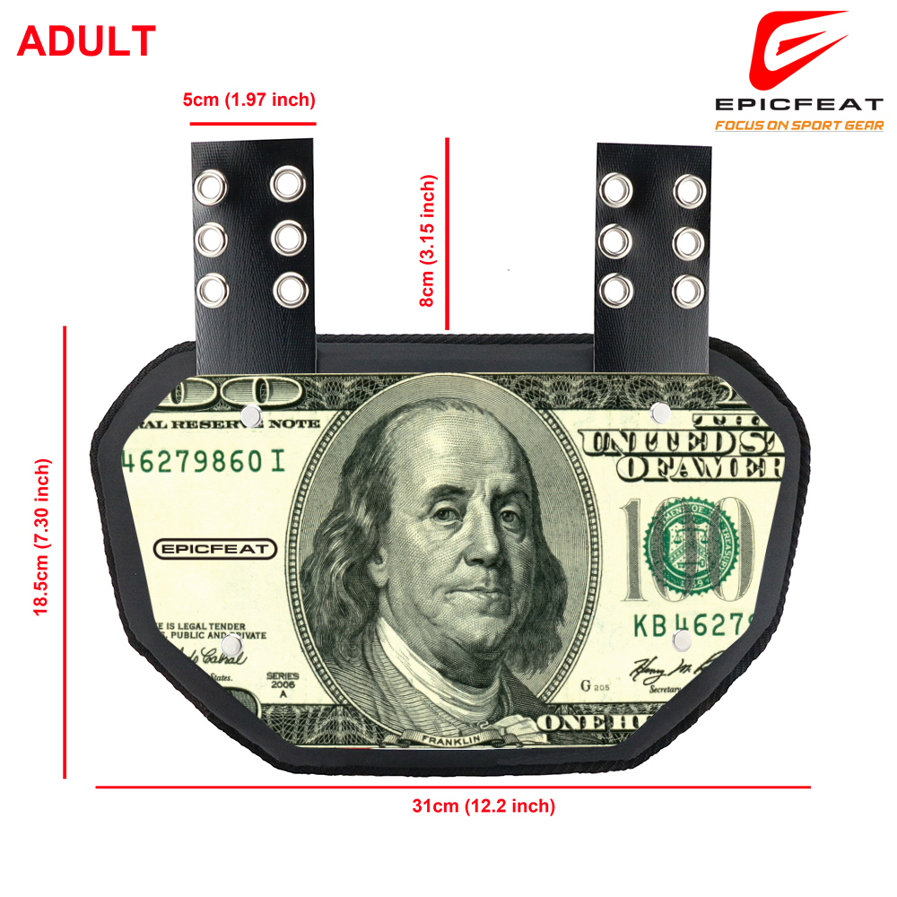Sturdy Athletic Support Equipment for Players: Comprehensive Football Lumbar Shield Ergonomically Designed Durable Football Protective Spine Guard