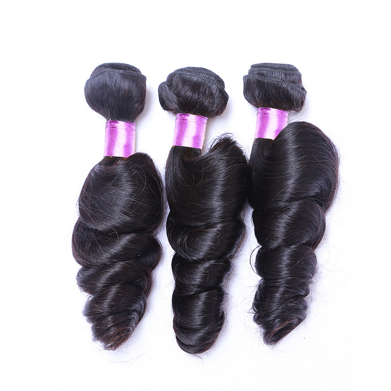 Human Peruvian Hair Loose Wave Bundles