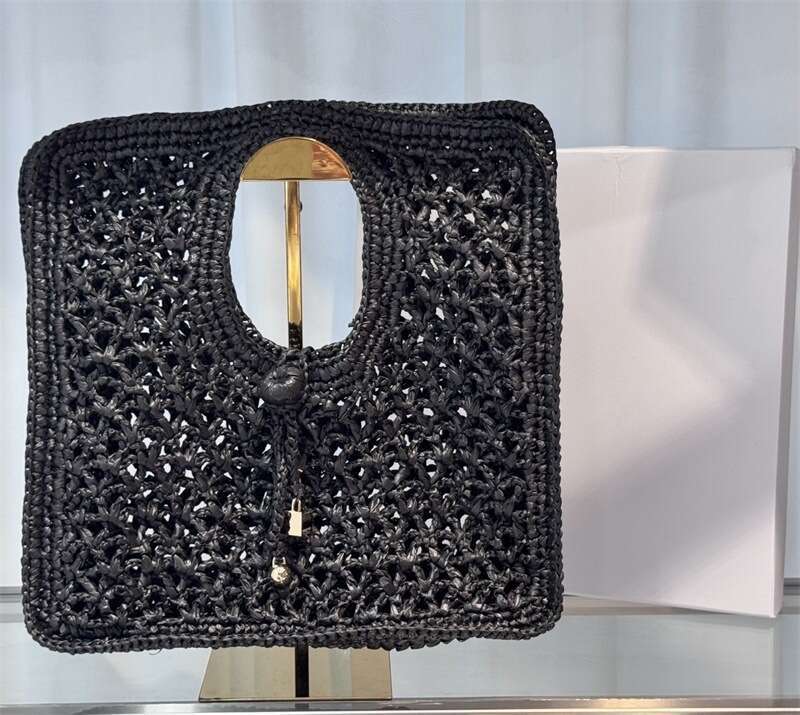 Tote Bag Leather Bag New Commuter Woven Large Capacity Tote Beach Versatile Handheld Straw Bag Light Luxury Trend Shoulder Bag