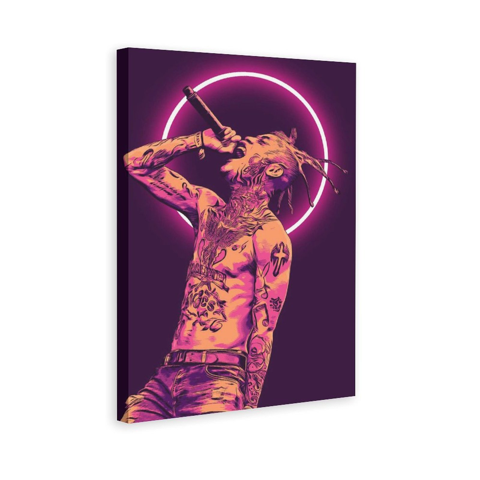 Home Decor Luxury Painting RAPPER Lil Skies HIP HOP Canvas Prints Wall Painting Wall Art Decor Print Picture Paintings for Living Room