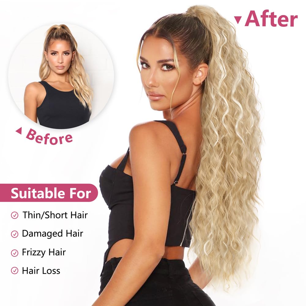 Easy-to-attach faux ponytail wigs are perfect for everyday use and a variety of styles