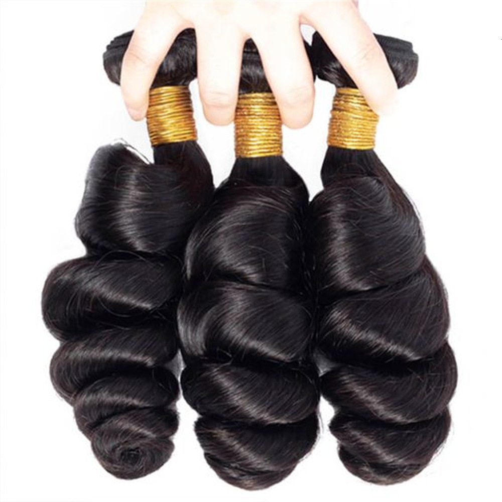 Wave Loose Human Hair Bundles Real Human Hair Wig