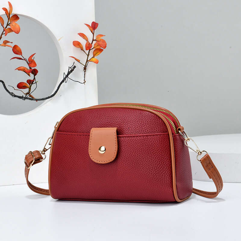 Crossbody Bag for Women, Textured Shoulder Versatile Mobile Phone Bag, 2025 New Fashion, Guangzhou Shiling Bags