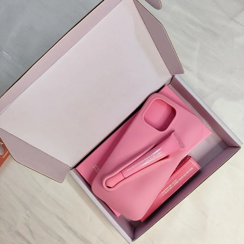 High quality phone case For iPhone 16 pro max 15 plus 14 13 12 11 pro iphone case with Lip gloss makeup lipstick designer phone case designer set silicone cover 3D