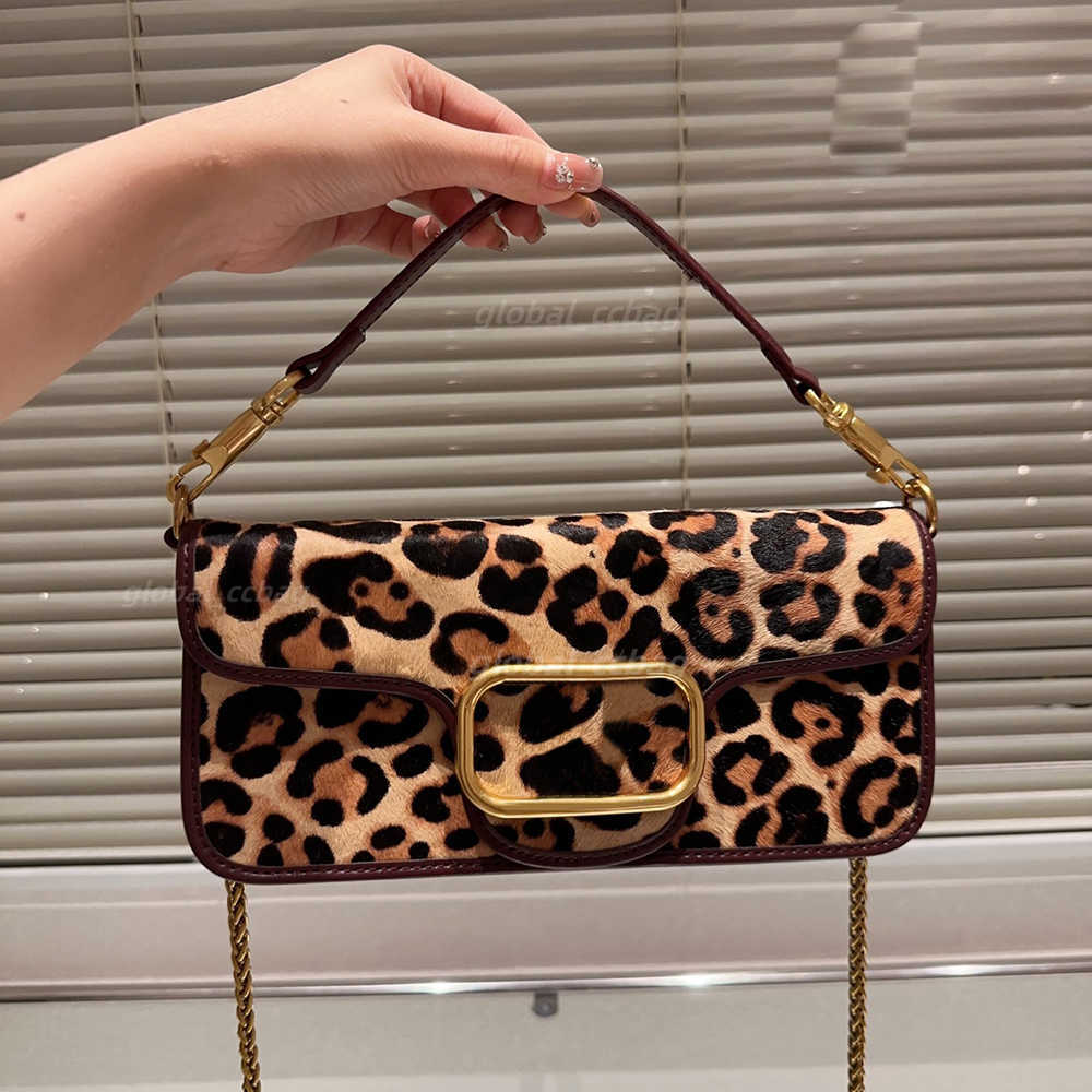Shoulder Bags Fashion leather bag luxurys Shoulder Bags Designer chain purse crossbody handbag lady Letter V flap bag totes handbags classic leopard print messenge