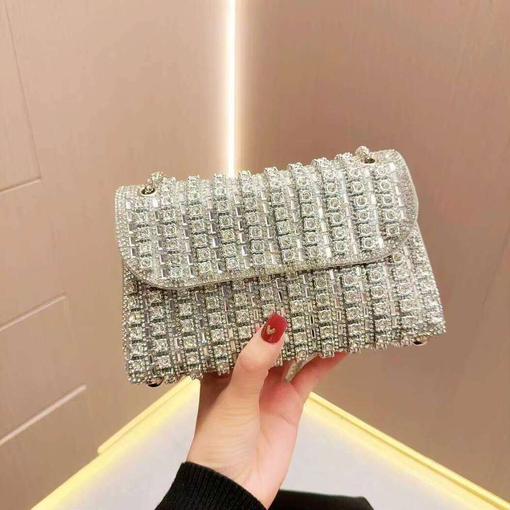 Designer Bag Luxury Bag Dhgadgets Women's Rhinestone Crossbody Fashion Party Clutch Shoulder Shoulder Bag With Phone Compartment Evening