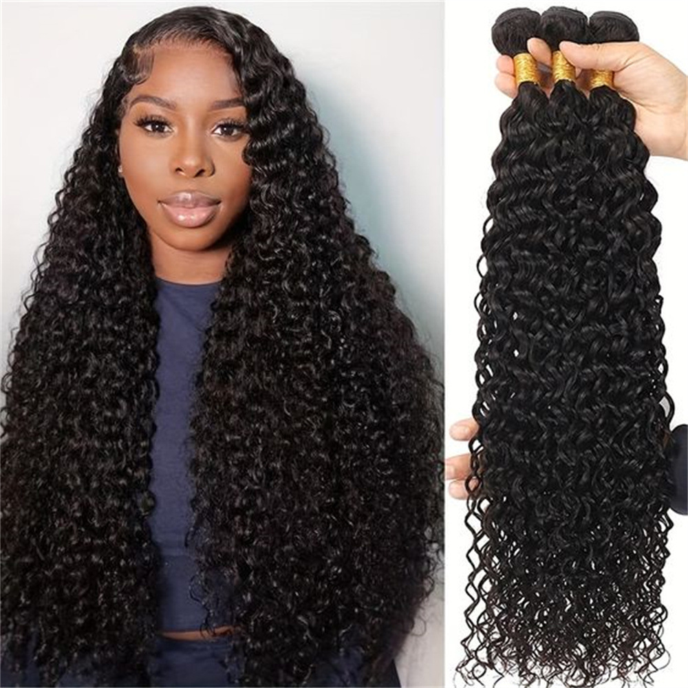 Curly Kinky E Hair Bundles Real Human Hair Weft
