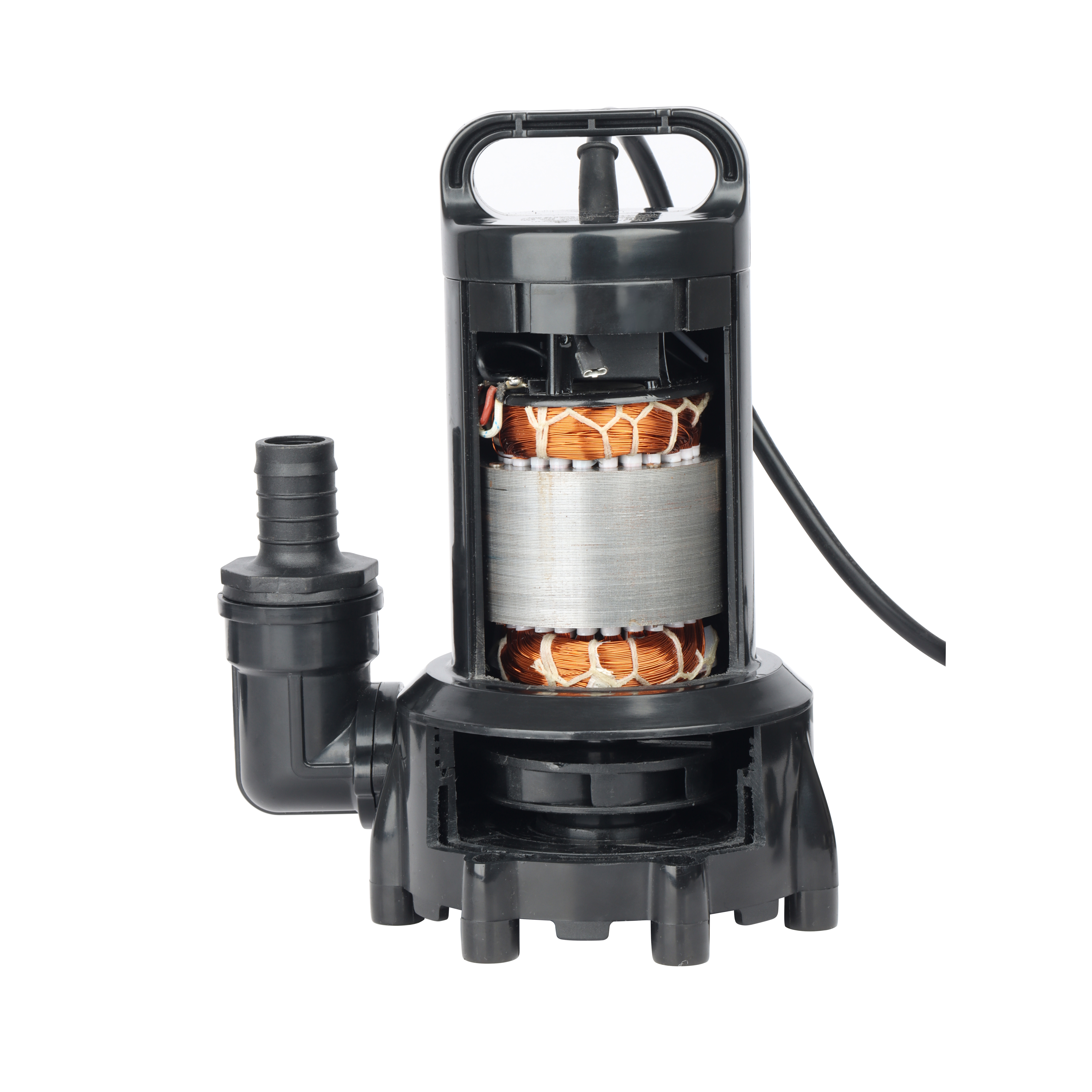 2000GPH Submersible Outdoor Inline Pond Pump High Head Water Pump for Garden Waterfall Fountain Water Circulation for Koi Fish Pond