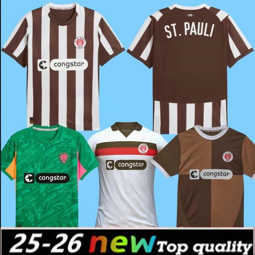 25 26 ST Pauli SOCCER JERSEYS BECKER 20 IRVINE 7 KYEREH 17 HARTEL 30 SMITH 8 PAQARADA 23 MEDIC 18 2023 2024 home away JERSEY FOOTBALL shirt Men S-XXL top66