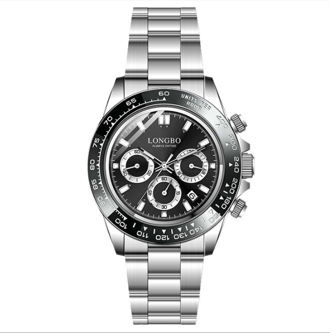 New fashion Wristwatches stainless steel alloy men's quartz watch luxury watches for men and quartz movement couple clocks Calendar 41mm