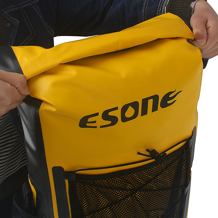 Outdoor travel large-capacity waterproof storage backpack, mountaineering and camping wading bag