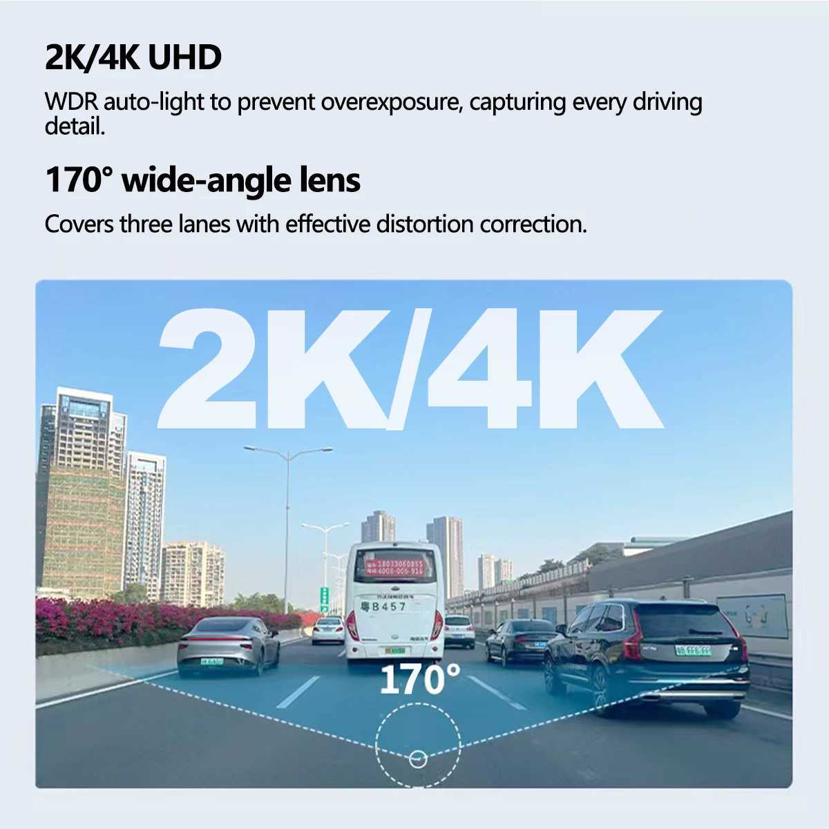 Car dvr Dash Cam auto 4K WiFi Front Camera Mini Car dvr Video Recorders Night Vision 24H Parking Monitor surveillance Recording camera R250529