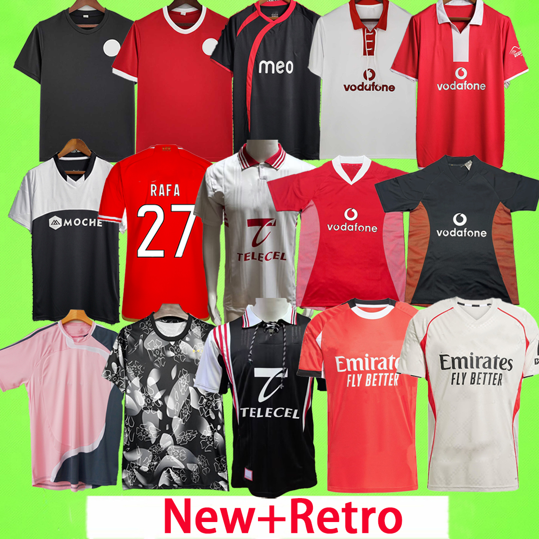 New + Retro 2025 2026 2027 benficas soccer jerseys home away third 25 26 27 kids Kit men Football Shirts T Uniform boys retro 93 94 95 96 97 98 99 01 02 03 04 05 06 07 08 09 13 14 bfc