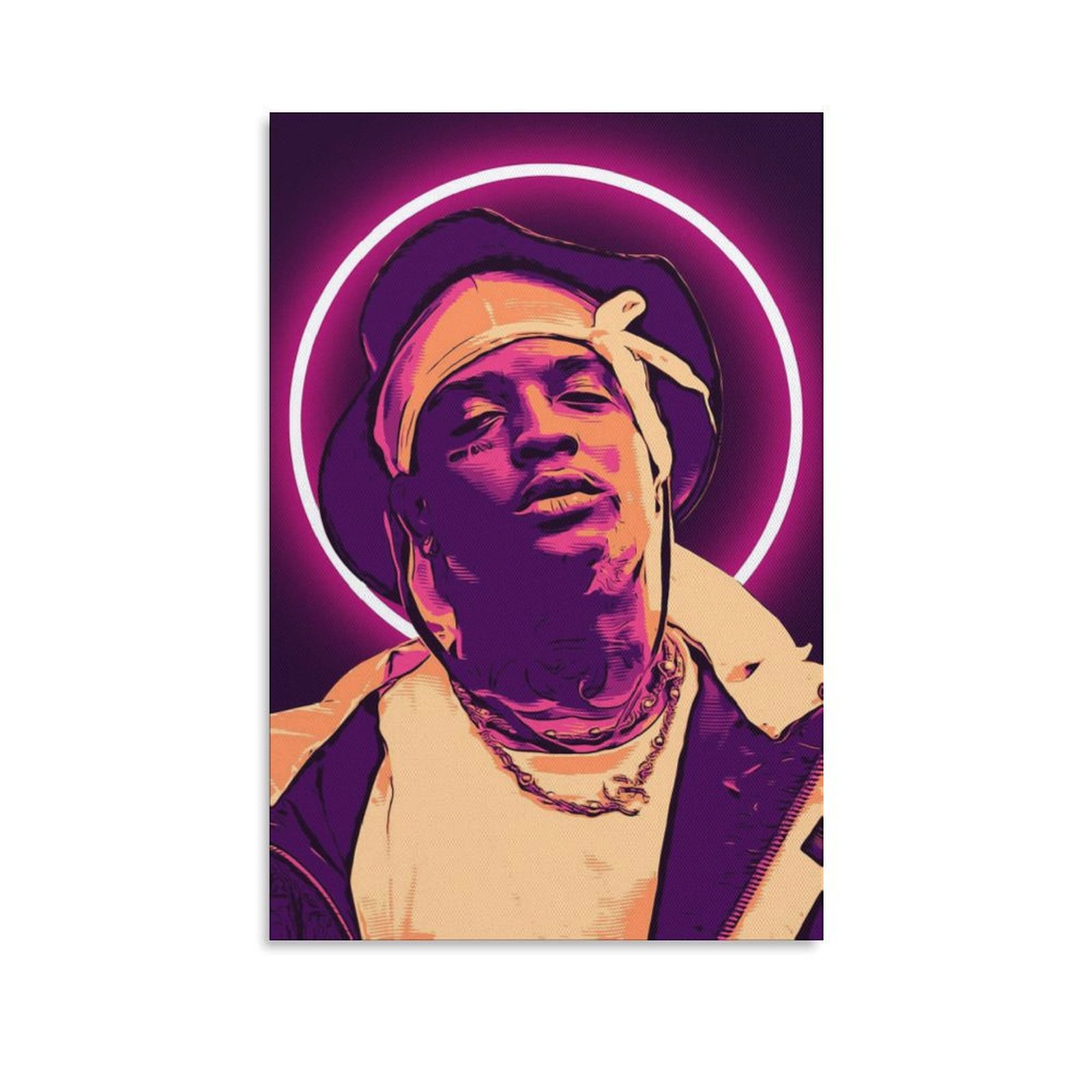 Wall Art Painting RAPPER Ski Mask The Slump God Canvas Prints Wall Painting Wall Art Decor Print Picture Paintings for Living Room Home Decor Luxury U