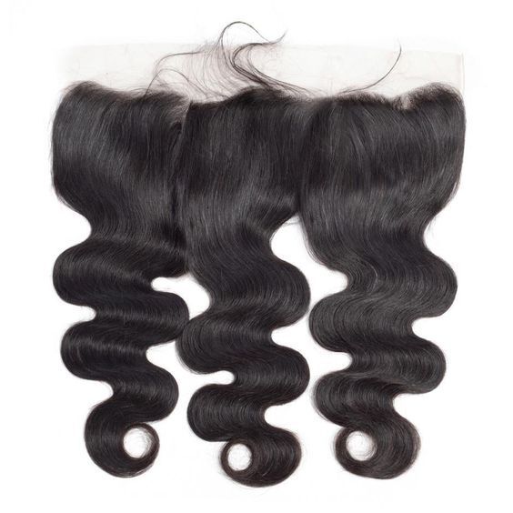 Large 13*4 HD Transparent Full Hand-Woven Real Human Hair Lace Hairpiece Snake Curly Big Waves Xuchang Present