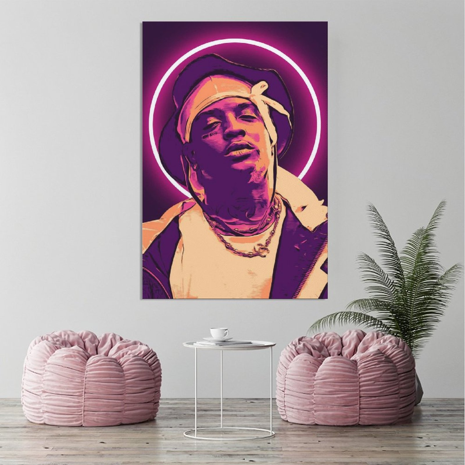 Wall Art Painting RAPPER Ski Mask The Slump God Canvas Prints Wall Painting Wall Art Decor Print Picture Paintings for Living Room Home Decor Luxury U
