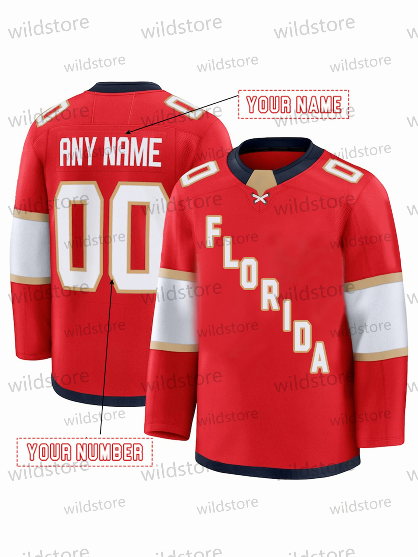 16 Bobrovsky 2025 Patch Ice Hockey Jerseys Tkachuk Barkov Reinhart Verhaeghe Rodrigues Custom Jersey