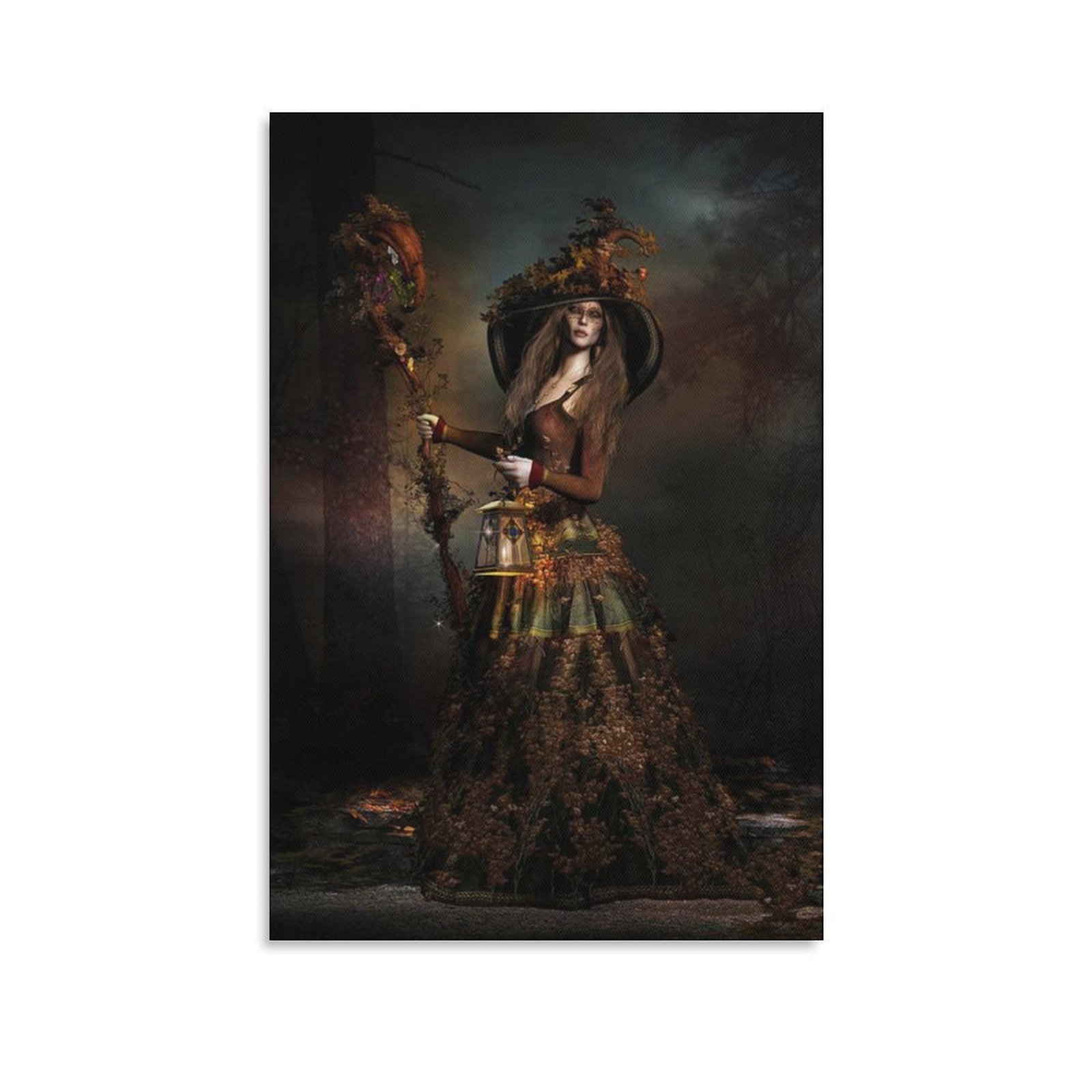 Wall Art Painting The Wood Witch Art Canvas Prints Wall Painting Wall Art Decor Print Picture Paintings for Living Room Home Decor Luxury Unframe