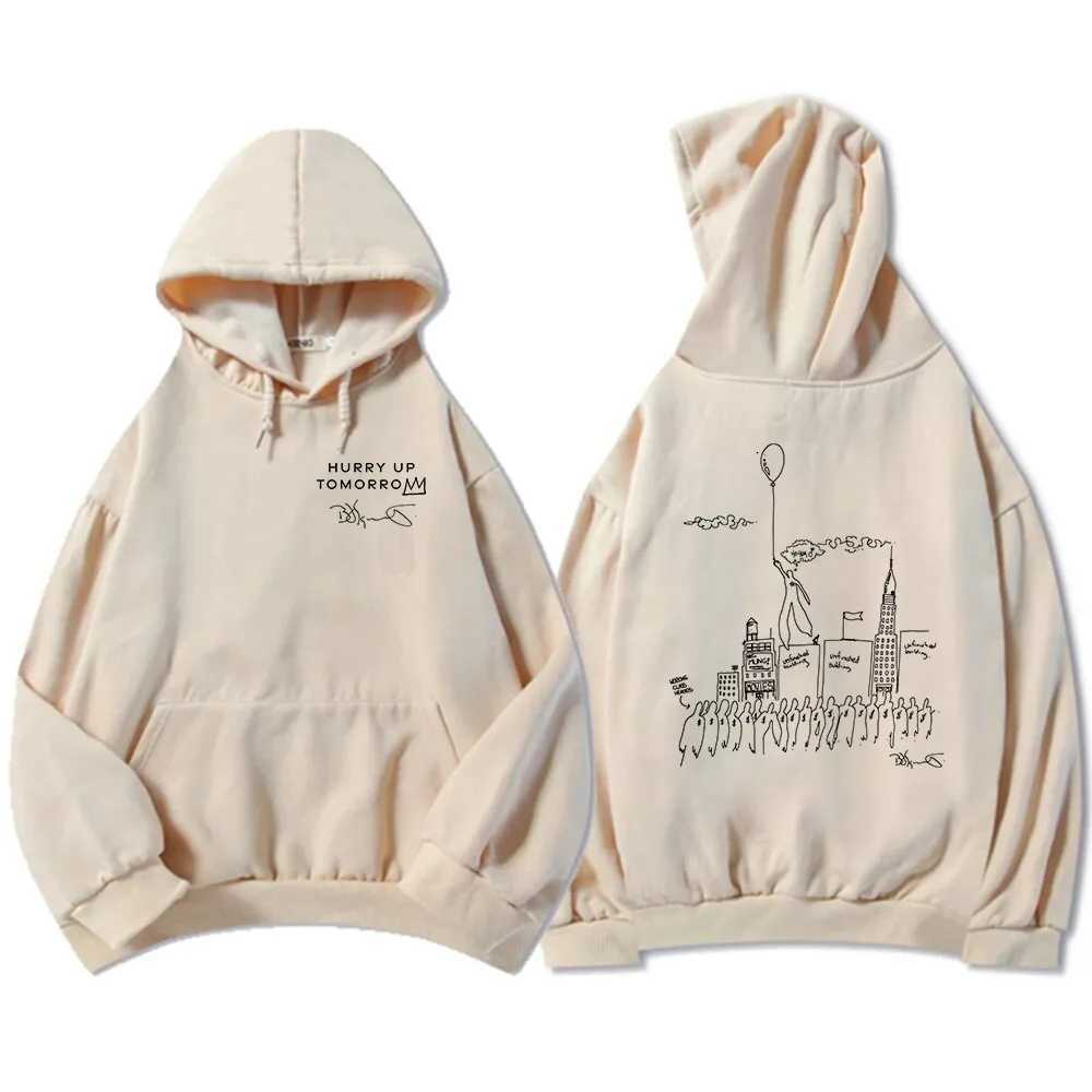 Men Clothes TheWeekend Hurry Up Tomorrow Album Hoodies Hip Hop Unisex Streetwear Sweatshirts Men Round Neck 2025 New Pullovers W250530