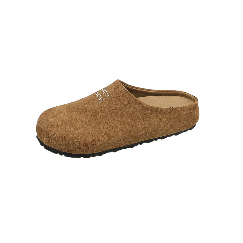 hot new free shipping designer slippers for womens flat slippers grey yellow khaki pink New versatile soft sole casual single shoe