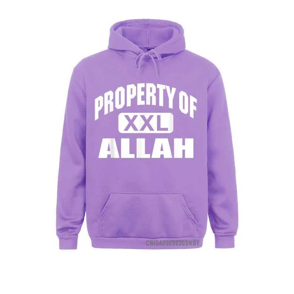 Student Sweatshirts Property Allah XXL Ramadan Kareem Mubarak Mosque Islam Harajuku Hoodies Winter Fall Clothes Long Sleeve W250530
