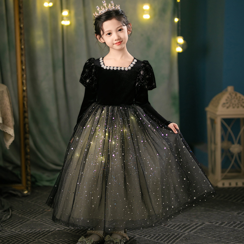 DISNEY kids designer clothes toddler designer clothes Elsa princess dress Christmas outfit Girls' skirt holiday birthday party dress comfortable 