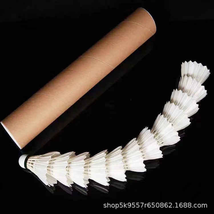 Badminton Shuttlecocks Genuine RSL No.4 No.5 No.6 No.7 Shuttlecocks Badminton Shuttle Duck Feather Ball Badminton Shuttlecock Badminton Accessories 23
