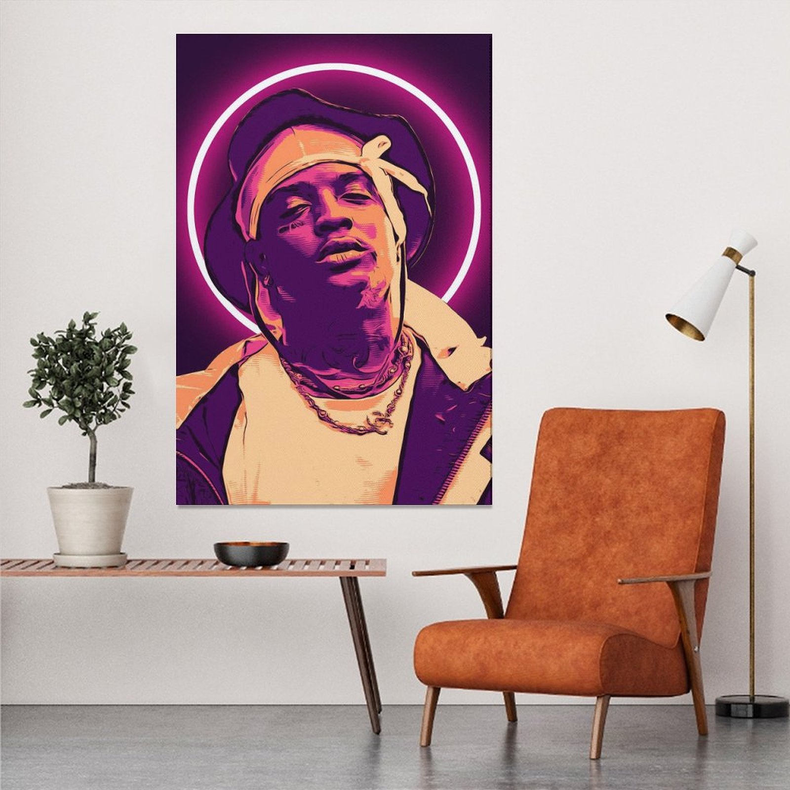 Wall Art Painting RAPPER Ski Mask The Slump God Canvas Prints Wall Painting Wall Art Decor Print Picture Paintings for Living Room Home Decor Luxury U