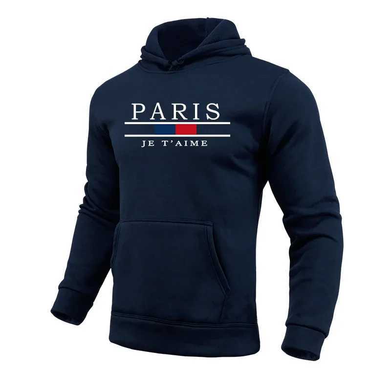 Mens Hoodies Urban Fashion Hooded Long Sleeved Pullover 2025 High Quality Male Casual Sports Sweatshirts Gym Tops Mens Clothes W250530