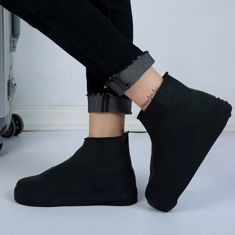 Rain Boots Waterproof Shoes Cover Silicone Unisex Outdoor NonSlip Nonslip WearResistant Reusable Shoe 250528