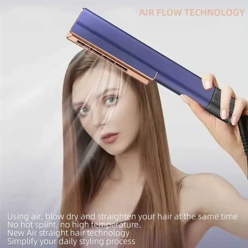 A50Q-2-In- Professional Air Straightener Hair Dryer Electric Straightener Home Electric Hair Dryer EU Plug W250530