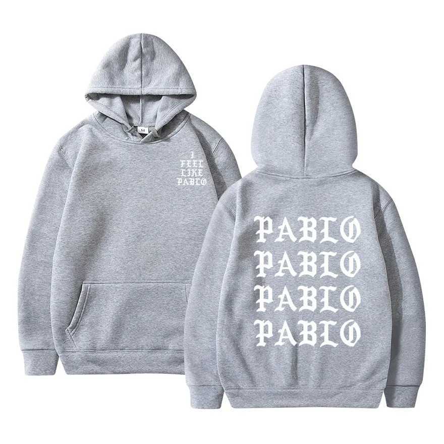 I Feel Like Paul Pablo sweatshirt for men hoodies sweatshirt Hip Hop Streetwear Hoody pablo hoodie W250530