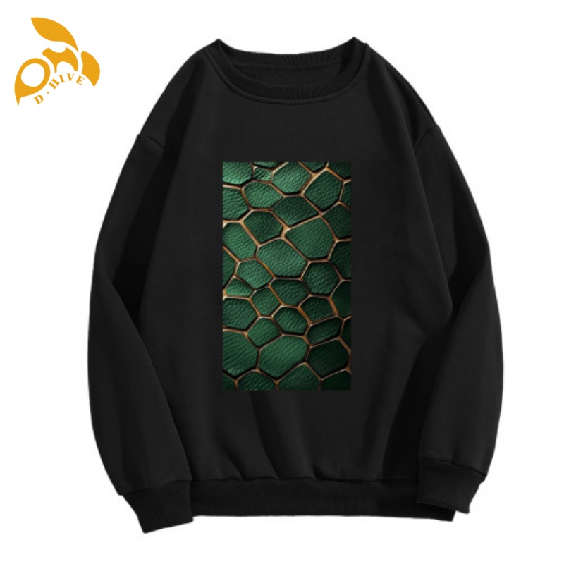 Free Shipping Men's sweatshirt, men's Gothic printed super large hip-hop sweatshirt retro sweatshirt fashionable casual street DIY
