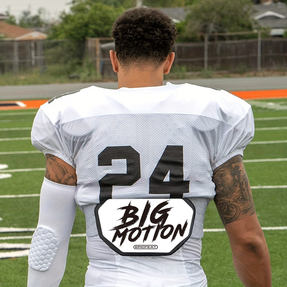 Protective Spinal Guard with Hard Shell Design Durable Football Back Plate for Multi-Age Use