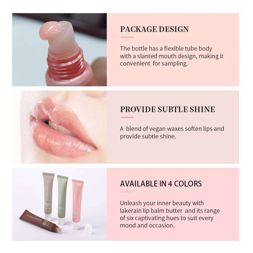 free shipping Summer Lip Balm Moisturizing Mirror Lip Gloss Lip Vanilla Mint Iced Coffee Cake Smell Lipstick Transparent Lip Oil Makeup