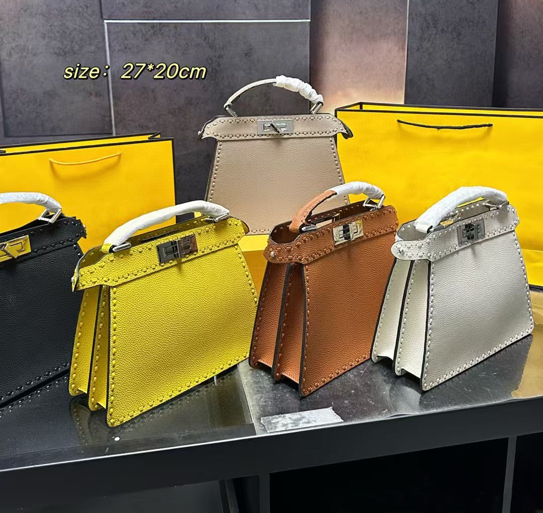 Designer handbag women large capacity tote bag genuine leather casual shoulder bag classic crossbody bag multicolor outdoor phone vanity bag handle purse bags